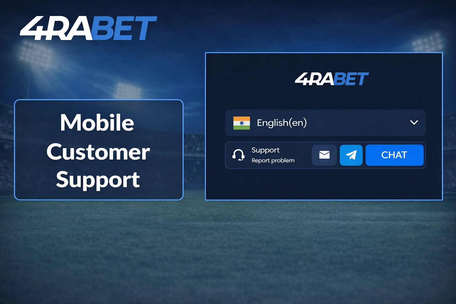 4rabet App Download mobile customer support service