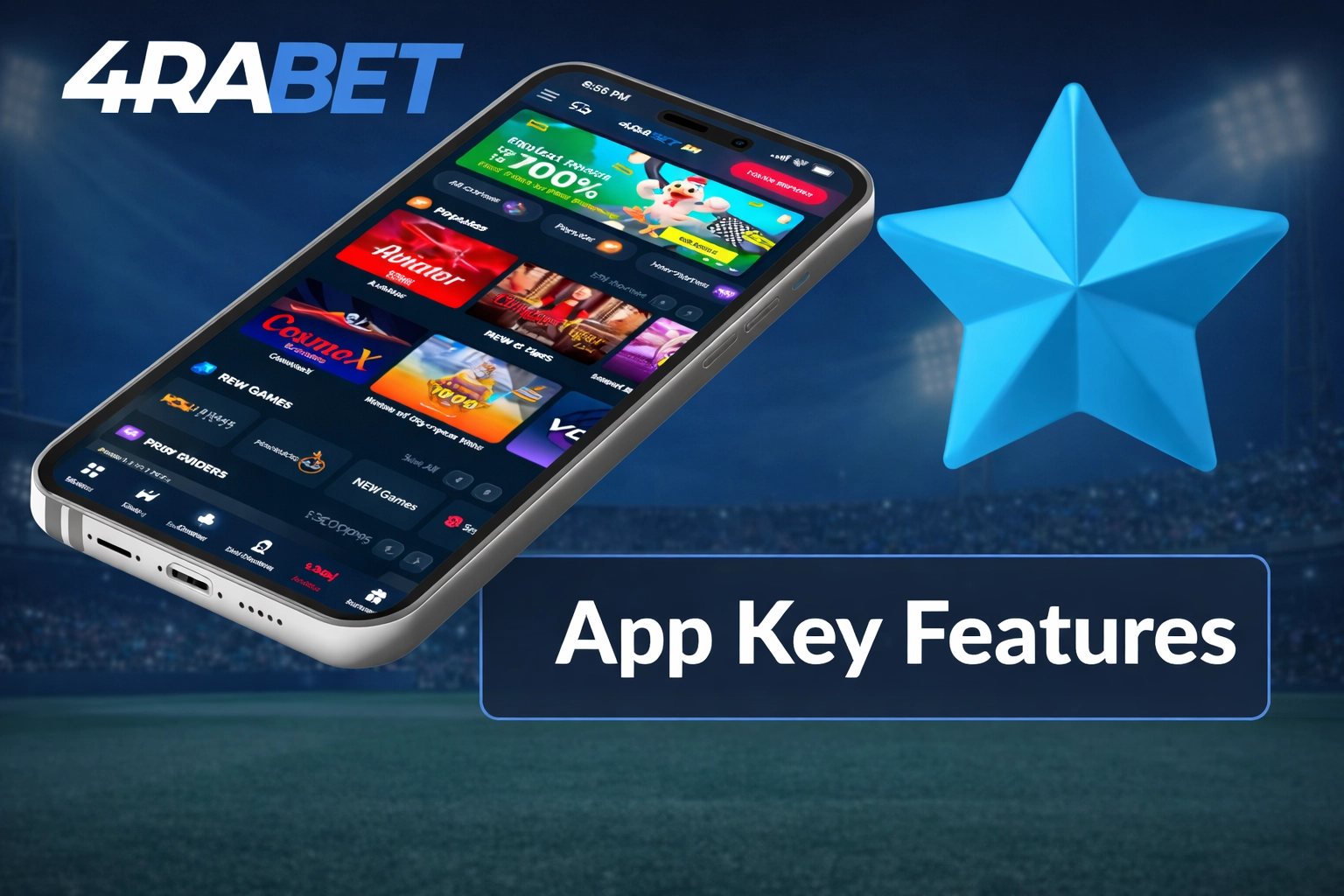 4rabet App Download key features overview